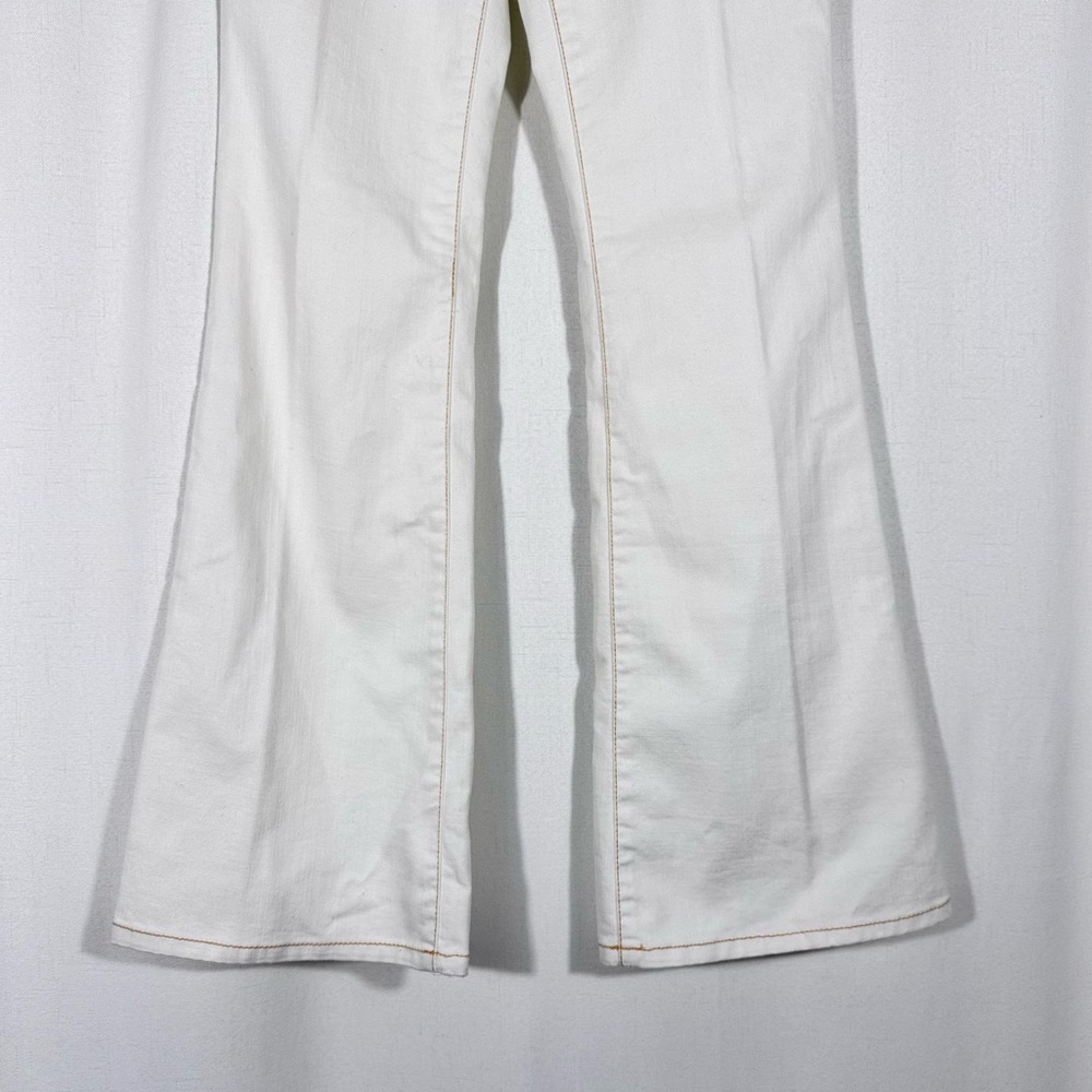 Glo Y2K White Low Rise Flare Jeans - Picture 4 of 8